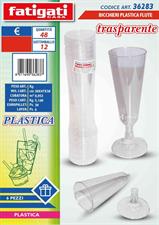 BICCHIERE FLUT 6PZ TRASPARENTE