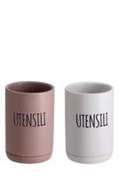 PORTAUTENSILI CERAMICA H15CM