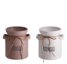 PORTAUTENSILI CERAMICA H17CM