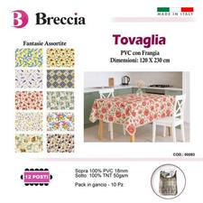 TOVAGLIA PLASTIFICATA RETTANGOLARE 120X230CM
