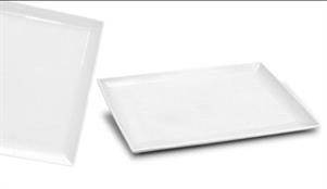 VASSOIO RETTANGOLARE PORCELLANA BIA PURITY 21X13