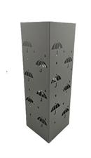 PORTAOMBRELLI METALLO GRIGIO 16X16X50H