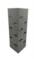 PORTAOMBRELLI METALLO GRIGIO 16X16X50H