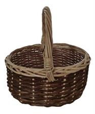 PANIERE VIMINI OVALE MINI 22X19X23H