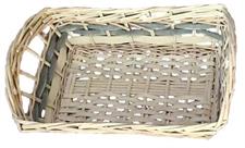 CESTA VIMINI SBIANCATA 39X26X14CM