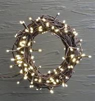 100 LED 5MT BIANCO CALDO FILO VERDE