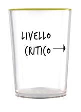 BICCHIERE ACQUA FILO GIALLO LIVELLO CRITICO