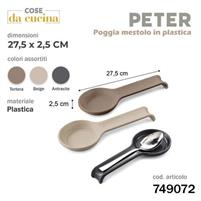 POGGIAMESTOLI IN PLASTICA COL.ASS 27X2.5CM