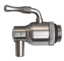 RUBINETTO PER FUSTO OLIO 1/2 POLLICE INOX A LEVA