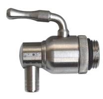 RUBINETTO PER FUSTO OLIO 1/2 POLLICE INOX A LEVA