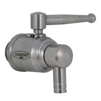 RUBINETTO X FUSTI INOX 1/2 POLLICE A VITE