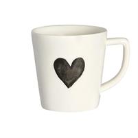 SET 2 TAZZA CAFFE' SD ESPRESSO CUORE GRIGIO