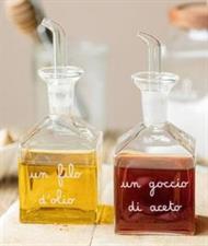 SET 2 BOTTIGLIE 150ML FILO D'OLIO - GOCCIO ACETO
