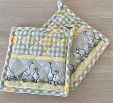 COPPIA PRESINA COTONE INDIANA DECORI MISTI